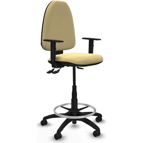 Piqueras y Crespo B1D01RP Ergonomischer Bürostuhl Creme