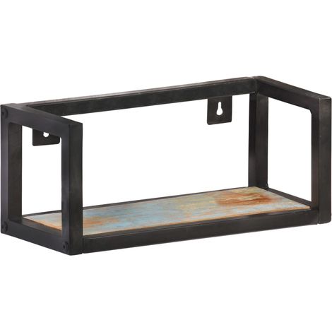 Étagères murales 2 pcs,Étagère flottante 40 cm Bois de récupération massif CFW94925 (1/5)