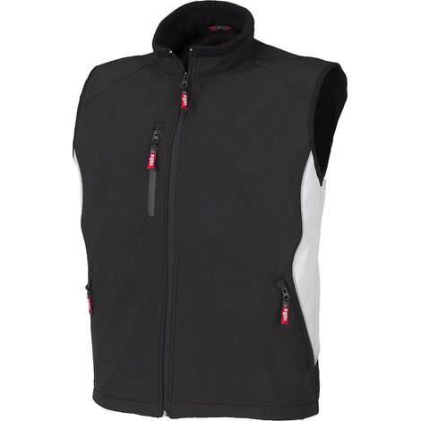 Gilet da lavoro softshell Industrial Starter Issa Vega 04005 - S - Nero