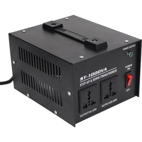 Transformateur de puissance ST-1000VA 1000W, convertisseur de tension 220V vers 110V, prise standard européenne 110V/220V (1/5)