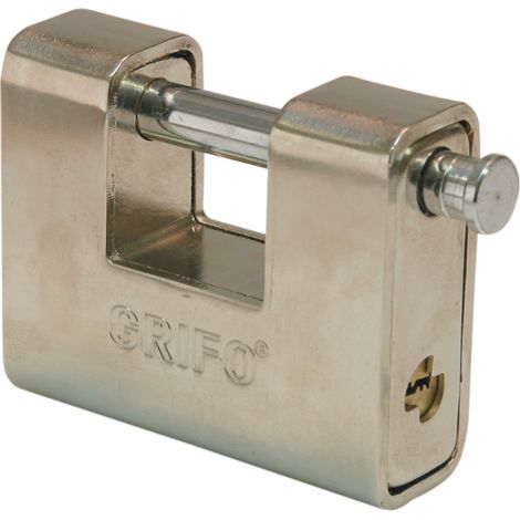 LUCCHETTO ACCIAIO CORAZZATO GRIFO 90 MM DOM- GRIFO- 6,0 pz