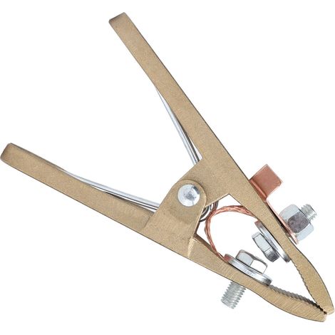 Pince de masse 400A pour soudure TIG argon, accessoire soudure à l'arc, pince cuivre fer 160mm (1/5)