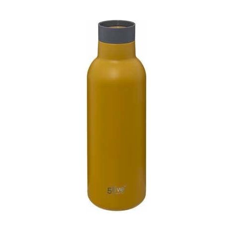 Borraccia termica Iso senape 450ml in acciaio inox (1/2)