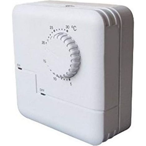 Voltman – Thermostat électronique 3 fils TH-555 – Réglage électronique +/- 0,5°C – Compatible chauffage électrique, gaz, fioul – Sortie 5A/250V-AC (1/3)
