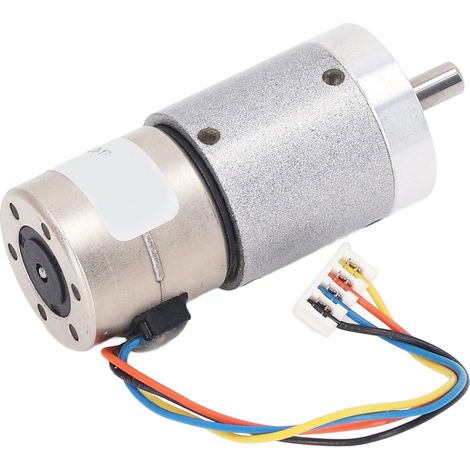 Moteur pas à pas à haut rendement, moteur à engrenages pas à pas biphasé à 4 fils en acier inoxydable, mini-moteur à engrenages pour l'automatisation de bureau. (1/5)