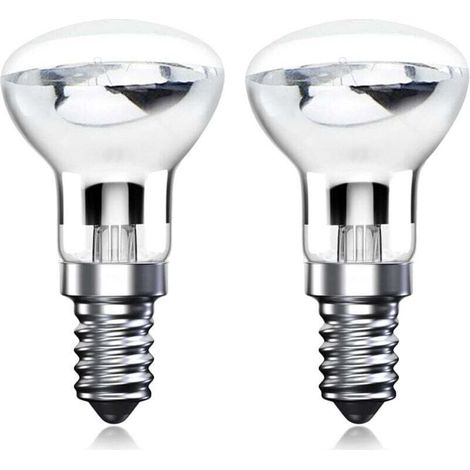30W R39 E14 Ampoule Lampe Lave Ampoules Réflecteur SES Petite Vis Edison Ampoule Chauffante pour Lampe Lave, Blanc Chaud 2700K (2-Pack) (1/4)