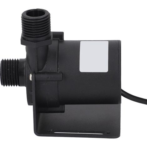 Pompe de circulation d'eau 11 W, débit 12 l/min, hauteur de refoulement 5 m, filetage mâle G1/2, pompe submersible pour fontaine et aquarium (1/5)