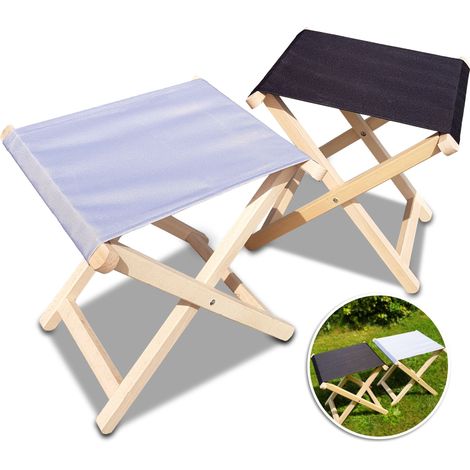 Sgabello in legno pieghevole, sedia da turista, 39 cm (1/5)