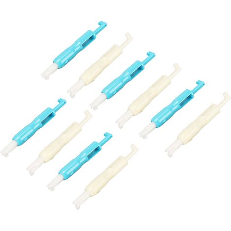Lot de 10 Enfile-aiguille Automatique en Plastique, Outil de Couture pour Passe-fil, Accessoire Ménager pour Enfilage Facile (1/5)