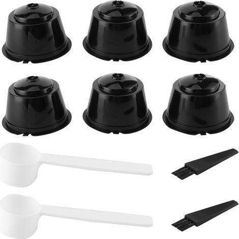 2 recharges réutilisables dosettes café capsule filtre pour machine Nespresso DOLCE GUSTO (1/5)