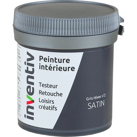 Testeur Peinture Intérieure Satin Gris Hiver 2 - INVENTIV - 0,08L