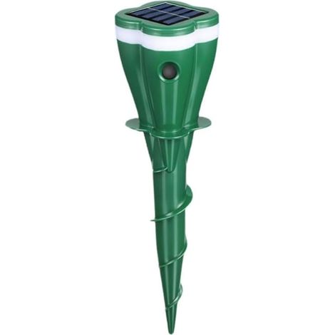 Répulsif à Animaux Ultrasonore Solaire, Contrôle des Nuisibles pour Chats, Chiens, Oiseaux, Rats - Dispositif Étanche à Détecteur de Mouvement pour Jardin et Cour (1/5)