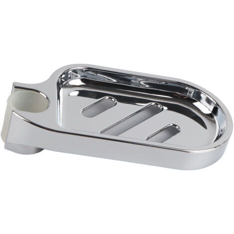 Porte-savon ABS réglable sur barre de douche, gadget pratique pour salle de bain (1/5)