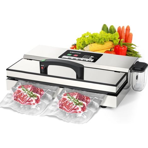 Machine à emballer sous vide alimentaire 95 kPa 550 W opération à une main Machine d'emballage sous vide 12 en 1 avec réservoir de liquide pour commerce ou ménage (1/5)