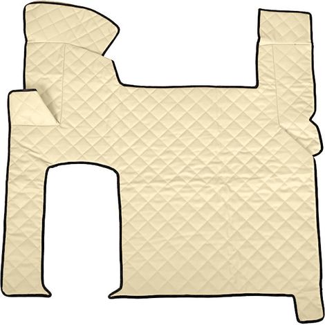Tappeto centrale in Skeentex - Panna - compatibile per Man TGX (09/0712/16) automatico, 2 cassetti