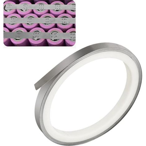 Bande de Nickel,Plaque Nickel,Ruban de Nickel,8 x 0,15 mm,Plaque Nickel Bande Ruban,Nickel Bande Ruban,pour Spot Soudeur Mach(10 m) (1/5)