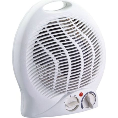 Aérotherme de salle de bain avec thermostat réglable – Aérotherme de salle de bain à faible puissance, 2000 W (1/4)