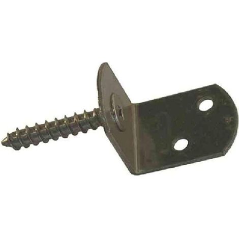 GAH-ALBERTS Flechtzaunhalter Rostfrei 83x32x30x38mm L Form