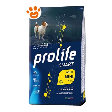 Cane - Smart Mini Pollo & Riso Prolife - size 7 Kg