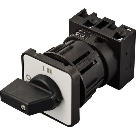 TRU COMPONENTS TC-LW40-20 C02/1C48I Nockenschalter  20 A 690 V 1 x 90 ° Schwarz, Grau 1 St.