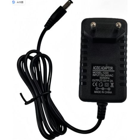 Adaptateur secteur 12V 2A - Câble 1m, Connexion 5.52.5mm - Pour appareils électroniques (chargeur AC/DC) (1/4)