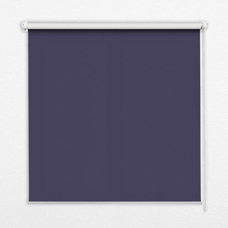 Tenda a Rullo Interna per Finestra - Tenda Filtrante Luce - Tenda Privacy - Tenda Decorativa Rettangolare - Rullo per Interni - (110 cm x 140 cm) - Viola scuro