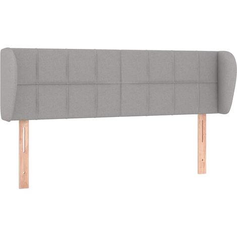 Maison Exclusive - Kopfteil mit Ohren Hellgrau 147x23x78/88 cm St (1/5)