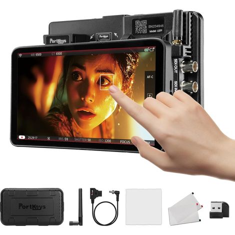 LS7P 7" Moniteur Caméra SDI/HDMI Contrôle sans Fil 1000nits Écran Tactile de Terrain pour FX3 FX6 C70 4K/6K Touch to Focus 3D LUT Cross-Conversion (1/5)