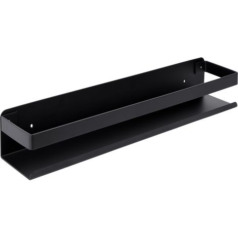 Estantería de baño Megara Loft de 40 cm, color negro. (1/5)