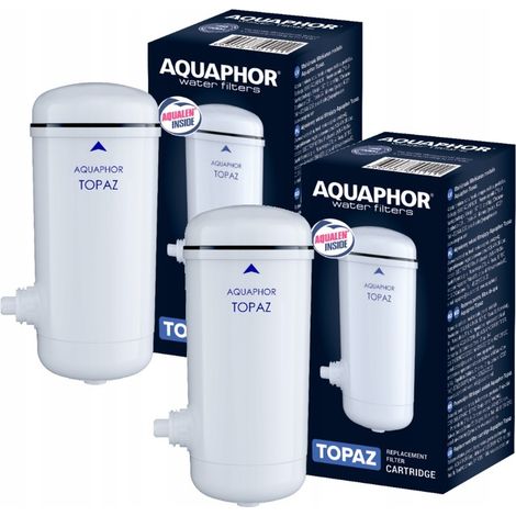 2 cartuchos de filtro de agua para grifo Aquaphor Topaz (1/2)