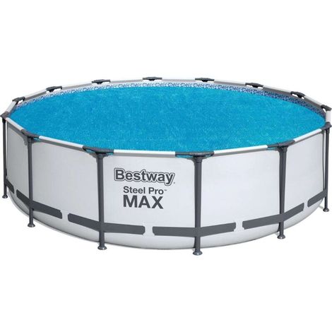 Housse à bulles ronde pour piscine hors sol – Diamètre 4,17 m – Épaisseur 400 µm – Protection solaire et isolation thermique – Facile à installer (1/5)
