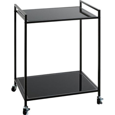 Desserte de Cuisine Design "Monano" 69cm Noir (1/5)