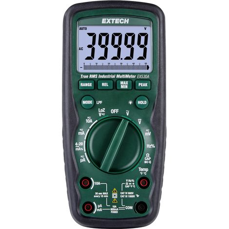 Extech Extech EX530A Hand-Multimeter digital CAT IV 600 V Anzeige (Counts): 50000