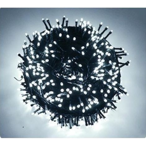 100 LED Guirlande Lumineuse Solaire, Télécommande 8 Modes, Étanche IP44, Blanc Chaud, Décoration Extérieure Jardin Terrasse