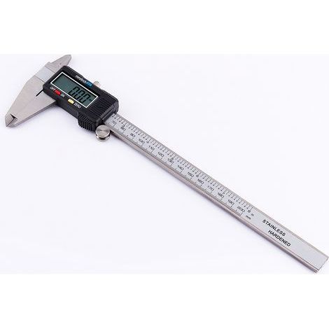 FTVOGUE Pied à coulisse numérique en acier inoxydable avec écran LCD 0-200 mm (1/5)