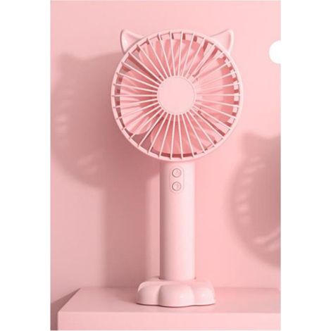 Petit ventilateur usb ventilateur de poche de bureau /dessin animé rose/ multifonction / refroidisseur - TepidBee - / traitement d (1/3)