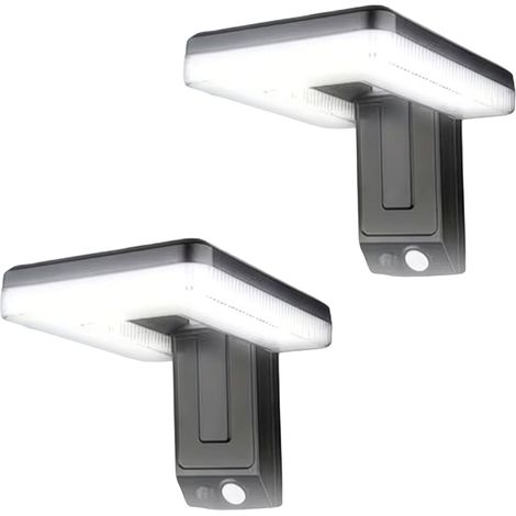 Appliques solaires pliables lot de 2 Éclairage mural 32 LED extérieur