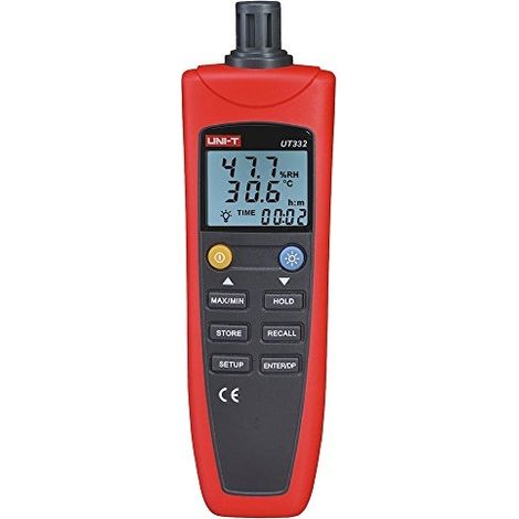 UNI-T UT332+ SÉRIE UT330+ MÈTRE TEMPÉRATURE ET HUMIDITÉ, -20 °C - 70 °C, 0 % RH-100 % RH