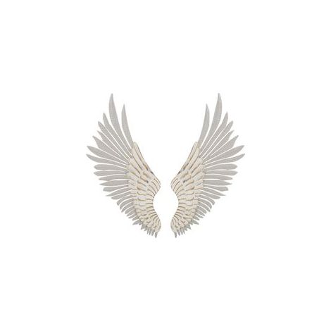 Panneau mural ailes naturelles, lot de 2 pièces, 43,8 x 2,5x104 (1/5)