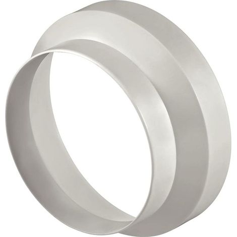 Réducteur de diamètre (pour hottes aspirantes de 150 mm sur 125 mm) Blanc (1/2)