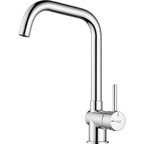 Kitchen Faucet, 304 Stainless Steel Sink Tap, Energy/Water Saving (1/5)