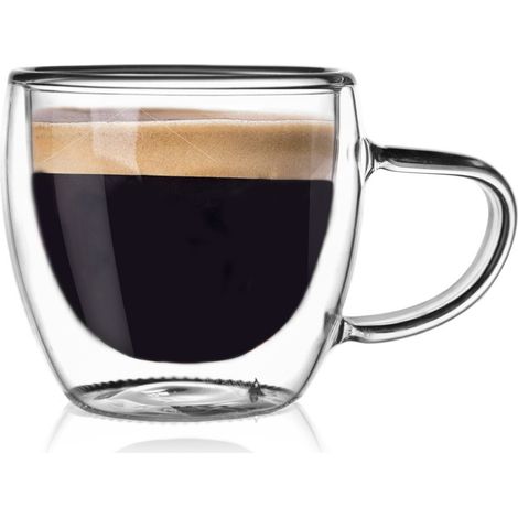 Vaso térmico de doble pared para espresso doble de 100 ml. (1/5)