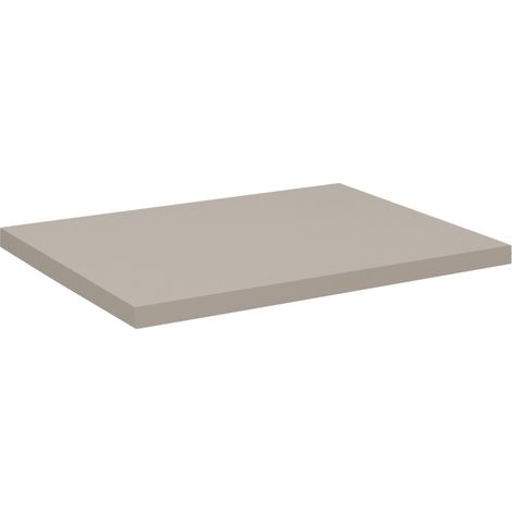 Planwaschtisch 50 cm VANO – Oberfläche Kongo-Braun – L50 × B40 × H2 cm – Aufsatz