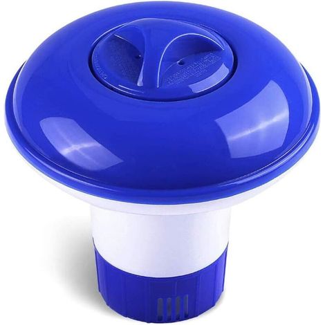 Distributeur Flottant, 5 inch Distributeur de Chlore Distributeur Flottant de Chlore Flotteur Chlore Piscine pour Piscine, Parc Aquatique, Spa (1 pièce)- (1/5)