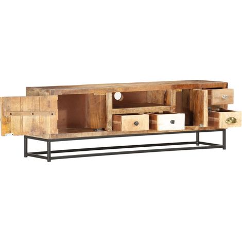 Maison Exclusive - TV-Schrank 120x30x40 cm Altholz Massiv