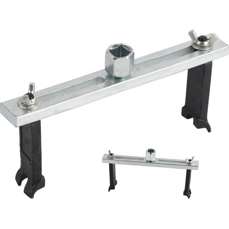 Clé à molette réglable pour couvercle de réservoir de carburant automobile, outil de démontage de véhicule, 2 griffes, angle (1/5)
