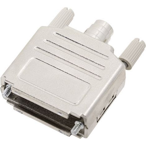 encitech DPPK-M-15-K 6260-0105-02 D-SUB Gehäuse Polzahl: 15 Kunststoff, metallisiert 180 ° Silber 1