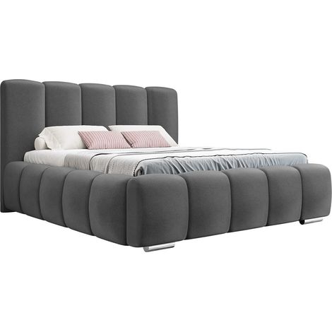 Lit TrendyNest Alceus I, Kronos 22, Double, 160x200, Tissu, Disponible, 180x222x112cm