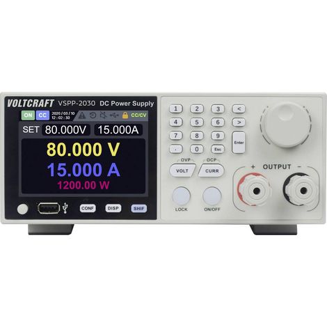 VOLTCRAFT VSPP-2030 Alimentatore da laboratorio regolabile da 19 0 - 300 0 - 10 A 2000 W USB , RS-485, LAN Controllo r (1/5)