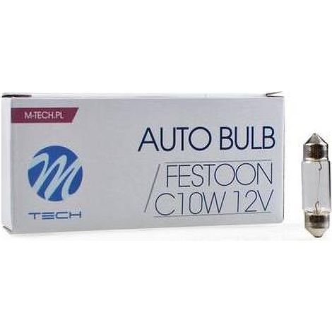 Ampoule C10w 12v 10w T11x36 Sv8.5 BOITE De 10